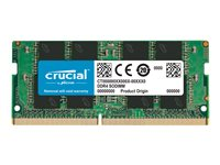 Crucial - DDR4 - module - 4 Go - SO DIMM 260 broches - 2666 MHz / PC4-21300 - CL19 - 1.2 V - mémoire sans tampon - non ECC CT4G4SFS8266
