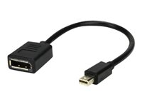 MCL Samar - Câble DisplayPort - Mini DisplayPort (M) pour DisplayPort (F) - 15 cm MC396-0.15M