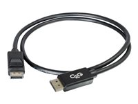 C2G 6ft Ultra High Definition DisplayPort Cable with Latches - 8K DisplayPort Cable - M/M - Câble DisplayPort - DisplayPort (M) pour DisplayPort (M) - 1.83 m - noir 54401