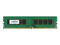 Crucial - DDR4 - module - 4 Go - DIMM 288 broches - 2400 MHz / PC4-19200 - CL17 - 1.2 V - mémoire sans tampon - non ECC CT4G4DFS824A