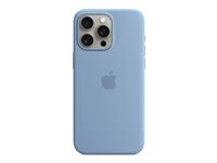 Apple - Coque de protection pour téléphone portable - compatibilité avec MagSafe - silicone - bleu hivernal - pour iPhone 15 Pro Max MT1Y3ZM/A