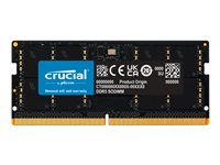 Crucial - DDR5 - module - 32 Go - SO DIMM 262 broches - 4800 MHz / PC5-38400 - CL40 - 1.1 V - mémoire sans tampon - non ECC CT32G48C40S5