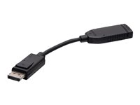 C2G DisplayPort to HDMI Dongle Adapter Converter - Câble adaptateur - DisplayPort mâle soudé pour HDMI femelle soudé - noir - moulé, support 4K C2G30036