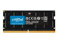 Crucial - DDR5 - module - 32 Go - SO DIMM 262 broches - 5600 MHz / PC5-44800 - CL46 - 1.1 V - non ECC CT32G56C46S5