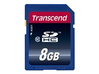 Transcend Ultimate - Carte mémoire flash - 8 Go - Class 10 - 200x - SDHC TS8GSDHC10
