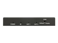 StarTech.com Répartiteur HDMI 1 entrée 4 sorties - Splitter HDMI 2.0 à 2 ports - 4K Ultra HD (UHD) 60 Hz - 1080p - 720p - Compatible HDR - Répartiteur vidéo/audio - 2 x HDMI - de bureau - pour P/N: ST121HD20FXA ST122HD202