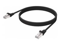 Vision - Câble réseau - RJ-45 (M) pour RJ-45 (M) - 1 m - UTP - CAT 6 - démarré, bloqué - noir TC 1MCAT6/BL