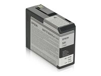 Epson T5808 - 80 ml - noir mat - original - cartouche d'encre - pour Stylus Pro 3800 C13T58080N