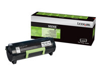 Lexmark 502X - À rendement extrêmement élevé - noir - original - cartouche de toner Entreprise Lexmark - pour Lexmark MS410d, MS410dn, MS415dn, MS510dn, MS510dtn, MS610de, MS610dn, MS610dte 50F2X0E