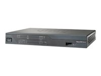 Cisco 888 G.SHDSL Router with CUBE - - routeur - - modem ADSL commutateur 4 ports - ports WAN : 2 - Wi-Fi - reconditionné C888-K9-RF