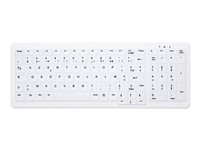 Active Key MedicalKey AK-C7000 - Clavier - sans fil - 2.4 GHz - Français - blanc AK-C7000F-FU1-W/FR