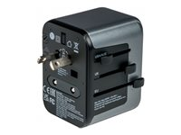 Verbatim UTA-03 - Adaptateur secteur - 30 Watt - PD 3.0, Quick Charge 3.0 - 4 connecteurs de sortie (USB, 24 pin USB-C) 49545