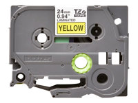 Brother TZe-651 - Adhésif standard - noir sur jaune - Rouleau (2,4 cm x 8 m) 1 cassette(s) ruban laminé - pour Brother PT-D600; P-Touch PT-1880, D450, D800, E550, E800, P900, P950; P-Touch EDGE PT-P750 TZE651