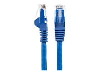 StarTech.com Câble Ethernet CAT6 3m - LSZH (Low Smoke Zero Halogen) - Cordon RJ45 UTP Anti-accrochage 10 GbE LAN - Câble Réseau Internet 650MHz 100W PoE - Bleu - Snagless - 24AWG (N6LPATCH3MBL) - Cordon de raccordement - RJ-45 (M) pour RJ-45 (M) - 3 m - 6 mm - UTP - CAT 6 - sans crochet - bleu N6LPATCH3MBL