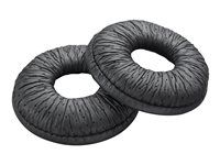 Poly - Coussinet pour casque sans fil - similicuir - noir (pack de 2) 85R11AA