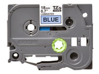 Brother TZe-541 - Adhésif standard - noir sur bleu - rouleau (1,8 cm x 8 m) 1 cassette(s) ruban laminé - pour Brother PT-D600; P-Touch PT-1880, D450, D800, E550, E800, P900, P950; P-Touch EDGE PT-P750 TZE541