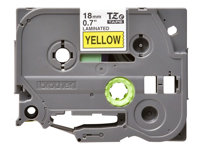 Brother TZe-641 - Adhésif standard - noir sur jaune - rouleau (1,8 cm x 8 m) 1 cassette(s) ruban laminé - pour Brother PT-D600; P-Touch PT-1880, D450, E550, E800, P900, P950; P-Touch Cube Plus PT-P710 TZE641