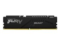 Kingston FURY Beast - DDR5 - module - 32 Go - DIMM 288 broches - 5600 MHz / PC5-44800 - CL40 - 1.25 V - mémoire sans tampon - on-die ECC KF556C40BB-32