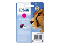 Epson T0713 - 5.5 ml - magenta - original - emballage coque avec alarme radioélectrique - cartouche d'encre - pour Stylus DX9400, SX115, SX210, SX215, SX218, SX415, SX515, SX610; Stylus Office BX310, BX610 C13T07134022