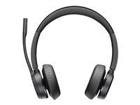 Poly Voyager 4320 - Micro-casque - sur-oreille - Bluetooth - sans fil - noir - certifié Zoom, Certifié pour Microsoft Teams 77Y99AA