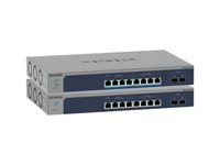 NETGEAR Smart MS510TXUP - Commutateur - L3 Lite - intelligent - 4 x 100/1000/2.5G (PoE++) + 4 x 100/1000/2.5/5/10G (PoE++) + 2 x SFP+ 10 Go (liaison montante) - de bureau, Montable sur rack - PoE++ (295 W) MS510TXUP-100EUS