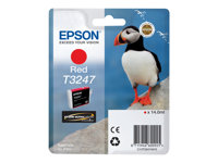 Epson T3247 - 14 ml - rouge - original - cartouche d'encre - pour SureColor P400, SC-P400 C13T32474010