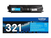 Brother TN321C - Cyan - original - cartouche de toner - pour Brother DCP-L8400, DCP-L8450, MFC-L8650, MFC-L8850; HL-L8250, L8350 TN321C