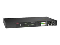 APC NetShelter - Commutateur de transfert automatique (rack-montable) - AC 207-253 V - 3700 VA - monophasé - USB, Ethernet 10/100/1000 - connecteurs de sortie : 9 - 1U - 2.44 m cordon - noir AP4423A