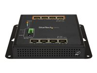 StarTech.com Switch Gigabit Ethernet géré à 8 ports (4 PoE+) - Fixation murale et accès en façade (IES81GPOEW) - Commutateur - Géré - 4 x 10/100/1000 + 4 x 10/100/1000 (PoE+) - fixation murale - PoE+ (120 W) - Tension CC IES81GPOEW