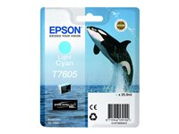 Epson T7605 - 26 ml - cyan clair - original - blister - cartouche d'encre - pour SureColor P600, SC-P600 C13T76054010