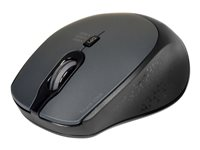 PORT Connect SILENT - Souris - optique - sans fil - 2.4 GHz - récepteurs sans fil USB / USB-C - noir 900713