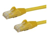 StarTech.com Câble réseau Cat6 Gigabit UTP sans crochet de 3m - Cordon Ethernet RJ45 anti-accroc - Câble patch Mâle / Mâle - Jaune - Cordon de raccordement - RJ-45 (M) pour RJ-45 (M) - 3 m - UTP - CAT 6 - sans crochet - jaune N6PATC3MYL