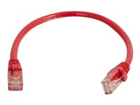 C2G Cat6 Booted Unshielded (UTP) Network Patch Cable - Cordon de raccordement - RJ-45 (M) pour RJ-45 (M) - 7 m - UTP - CAT 6 - moulé, sans crochet, bloqué - rouge 83451