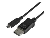 StarTech.com Cable adaptateur USB-C vers DisplayPort de 1 m - 8K a 30 Hz - HBR3 - Compatible Thunderbolt 3 - Adaptateur vidéo externe - USB-C - DisplayPort - noir - pour P/N: TB4CDOCK CDP2DP141MB