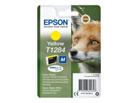 Epson T1284 - 3.5 ml - taille M - jaune - original - blister - cartouche d'encre - pour Stylus S22, SX130, SX230, SX235, SX430, SX435, SX438, SX440, SX445; Stylus Office BX305 C13T12844012