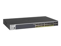 NETGEAR Smart GS728TP - V2 - commutateur - C3 - intelligent - 24 x 10/100/1000 (PoE+) + 4 x Gigabit SFP - Montable sur rack - PoE+ (190 W) GS728TP-200EUS