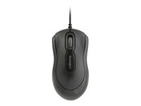 Kensington Mouse-in-a-Box USB - Souris - droitiers et gauchers - optique - 3 boutons - filaire - USB - noir - Pour la vente au détail K72356EU