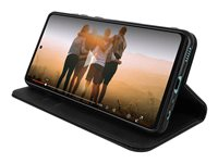 DLH - Étui à rabat pour téléphone portable - noir - pour Samsung Galaxy A52, A52 5G, A52s 5G DY-PS4521