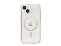 OtterBox Symmetry Series - Coque de protection pour téléphone portable - compatibilité avec MagSafe - polycarbonate, caoutchouc synthétique - clair - pour Apple iPhone 15 Pro 77-93020