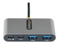 StarTech.com 4-Port USB-C Hub with 100W Power Delivery Pass-Through Charging, 2x USB-A + 2x USB-C, 5Gbps, USBC Hub w/ 1ft (30cm) Long Cable, Portable Laptop USB Type-C to USB-A/C Hub - USB 3.0 Expansion Hub (5G2A2CPDB-USB-C-HUB) - Concentrateur (hub) - 2 x USB 3.2 Gen 1 + 2 x USB-C 3.2 Gen 1 - de bureau 5G2A2CPDB-USB-C-HUB