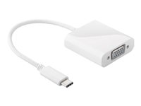 DLH DY-TU2726W - Adaptateur vidéo externe - USB-C - VGA - blanc DY-TU2726W