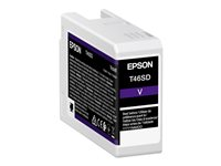 Epson UltraChrome Pro T46SD - 25 ml - violet - original - réservoir d'encre - pour SureColor P706, SC-P700, SC-P700 Mirage Bundling C13T46SD00