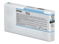 Epson T9135 - 200 ml - cyan clair - original - cartouche d'encre - pour SureColor SC-P5000, SC-P5000 STD Spectro, SC-P5000 Violet, SC-P5000 Violet Spectro C13T913500