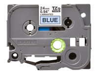 Brother TZe-551 - Noir sur bleu - Rouleau (2,4 cm) 1 cassette(s) ruban laminé - pour Brother PT-D600; P-Touch PT-2730, 3600, D600, D800, E550, H500, P700, P750, P900, P950 TZE551