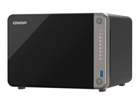 QNAP TS-AI642 - Serveur NAS - 6 Baies - SATA 6Gb/s - RAID RAID 0, 1, 5, 6, 10, 50, JBOD - RAM 8 Go - Gigabit Ethernet / 2.5 Gigabit Ethernet - iSCSI support TS-AI642-8G