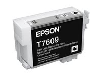 Epson T7609 - 26 ml - noir clair - original - blister - cartouche d'encre - pour SureColor P600, SC-P600 C13T76094010