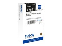 Epson T7891 - 65.1 ml - taille XXL - noir - original - cartouche d'impression - pour WorkForce Pro WF-5110DW, WF-5190DW, WF-5190DW BAM, WF-5620DWF, WF-5690DWF, WF-5690DWF BAM C13T789140