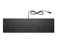 HP Pavilion 300 - Clavier - USB - Français - noir de jais - pour Pavilion 24, 27, 590, 595, TP01 4CE96AA#ABF