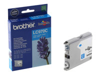 Brother LC970C - Cyan - original - cartouche d'encre - pour Brother DCP-135C, DCP-150C, DCP-153C, DCP-157C, MFC-235C, MFC-260C LC970C