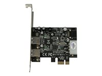 StarTech.com Carte Contrôleur PCI Express 2 Ports USB 3.0 SuperSpeed avec UASP - Adaptateur PCIe 2x USB 3.0 avec UASP - Alimentation LP4 - Adaptateur USB - PCIe - USB 3.0 x 2 - pour P/N: CFASTRWU3, S251SMU33EP, ST103008U2C, ST53004U1C, ST7300U3M, ST93007U2C, UNI251BMU33 PEXUSB3S25